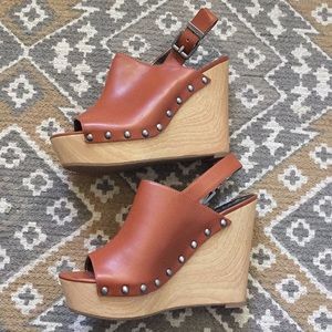 Wooden Wedges (Clogs? Mules? Idk)